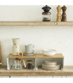 Yamazaki Etagère De Rangement Empilable -Cuisine À La Maison 55364f56d15746eab54f53cdf8796976