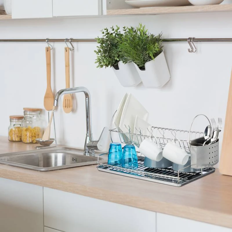 Egouttoir à Vaisselle En Inox 2 Egouttoir à Vaisselle En Inox – Image 2