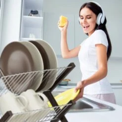 Égouttoir En Bambou Pliable -Cuisine À La Maison 5a1ced243df44ce18a9a26c4c28c4ebf