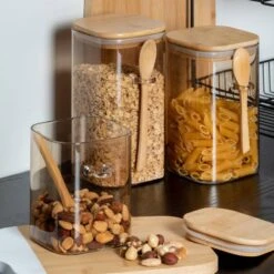 PRESENT TIME Récipient Alimentaire Square Small -Cuisine À La Maison 5bb666e41d49410180b68ef66be7d01b