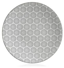 Assiette Plate Chloé 27 Anthracite X6