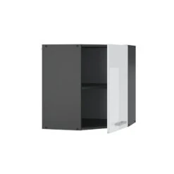 Meuble Haut D'angle R-Line 57cm Bordeaux -Cuisine À La Maison 5dcd2ee2bea84a4ea39730be913194e0