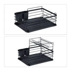 Égouttoir En Métal Pour La Vaisselle -Cuisine À La Maison 5e2da75fea1c4d85b45e7b6a317a1681
