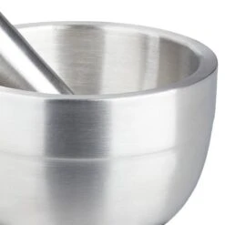 Mortier Pilon Acier Inoxydable -Cuisine À La Maison 5eb67851f5eb46fdb3447b4688a8584b