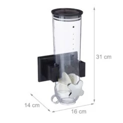 Distributeur De Céréales Mural 1,7 L -Cuisine À La Maison 5f25ef10956346b0b5dc9c68c7a81536