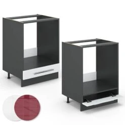 Meuble Bas Four Fame Bordeaux -Cuisine À La Maison 61116435d2cb48b1bbed4361eee9d379