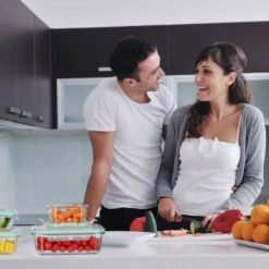 Conteneurs Alimentaires En Lot De 12 -Cuisine À La Maison 61d5f225eda742549fd3a98844fb8ce6