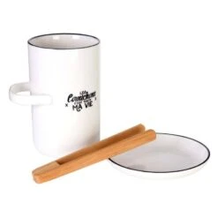 Pot à Cornichon Avec Soucoupe Et Pince -Cuisine À La Maison 67432ccd6a104589bde5f4add6300699