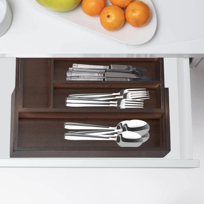 Range-couverts Bambou Marron Extentsible 2 Range-couverts Bambou Marron Extentsible – Image 2