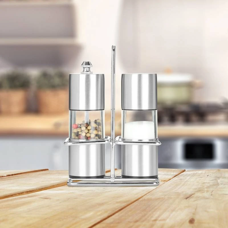 Salière Et Moulin à Poivre Lot De 2 2 Salière Et Moulin à Poivre Lot De 2 – Image 2