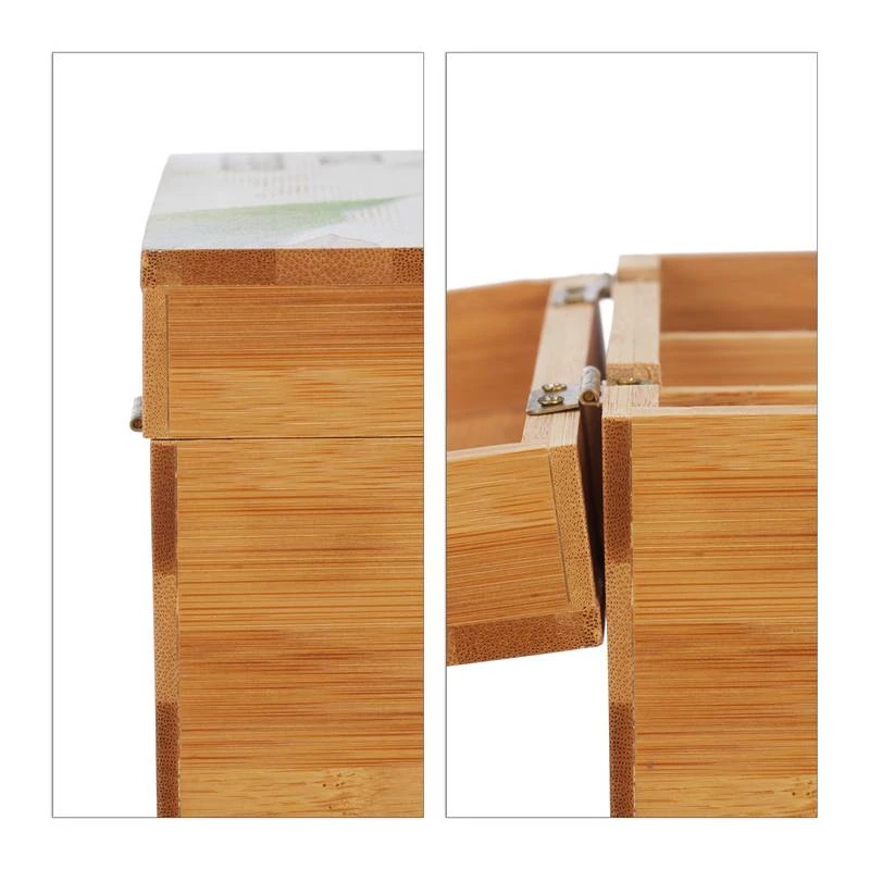 Boîte à Thé Bambou 6 Compartiments 8 Boîte à Thé Bambou 6 Compartiments – Image 8