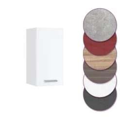 Meuble Haut R-Line 30cm Béton/blanc -Cuisine À La Maison 6e4a37483fcc4e2b8658637b109dc707