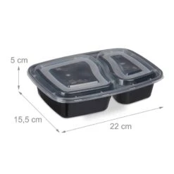 10x Meal Prep Containers 2 Compartiments -Cuisine À La Maison 7608f2d059394776b1c67d1a9026be10