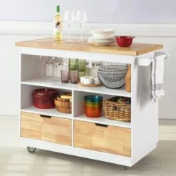 Desserte Roulante FKW107-WN -Cuisine À La Maison 7abc588709204df98cd4b25b91b3e945