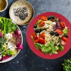 Saladier Rouge-doré En Lot De 3 23 Saladier Rouge-doré En Lot De 3 -Cuisine À La Maison 7e51a9ffda294f57a6d7cb558904b629