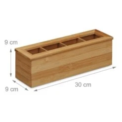 Boîte à Thé Bambou Fenêtre En Plastique -Cuisine À La Maison 7f056d2829c64e9fbafce64588462be6