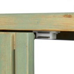 Placard Mural Vintage En Bambou Vert -Cuisine À La Maison 7f087bf005dc4753bd5060945b221445