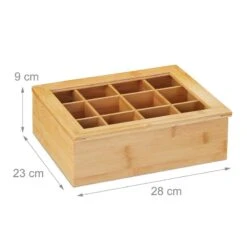 Boîte à Thé Bambou -Cuisine À La Maison 7f4022eaf7b64d508c066b5d855985ba