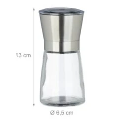 Moulin à Poivre Design En Verre Lot De 2 -Cuisine À La Maison 80368b8a67ee403cb1144d16aa0b0c0c