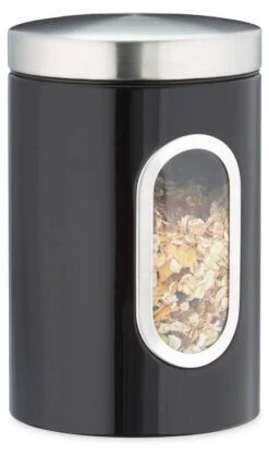 1x Bocal En Métal Avec Fenêtre Blanc -Cuisine À La Maison 808c604f025c4408a1656b8d16b99dbe.cropped 589 102 1394 2360.processed 1