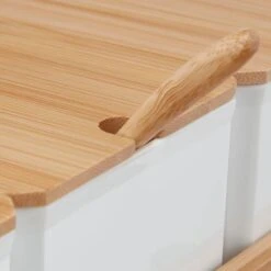 Lot De 3 Pots à épices Avec Cuillères -Cuisine À La Maison 89e79814df854b4fa0d05970eecfd4a0