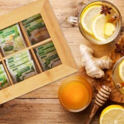 Boîte à Thé Bambou Fenêtre -Cuisine À La Maison 8ac99f6b9d614e8d91fa023af637b4d0