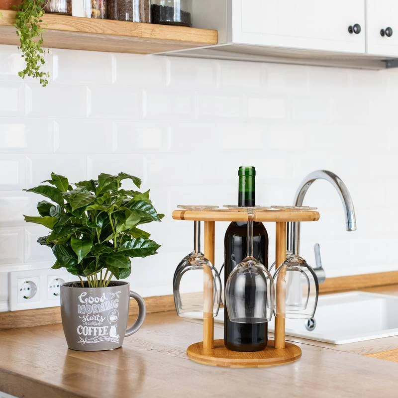 Porte-verre à Vin Pour 6 Verres 2 Porte-verre à Vin Pour 6 Verres – Image 2