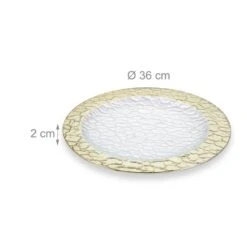 Plat De Service Avec Bord Doré 13 Plat De Service Avec Bord Doré -Cuisine À La Maison 909fd46d8e3a4183a207e61c6ed30fc3