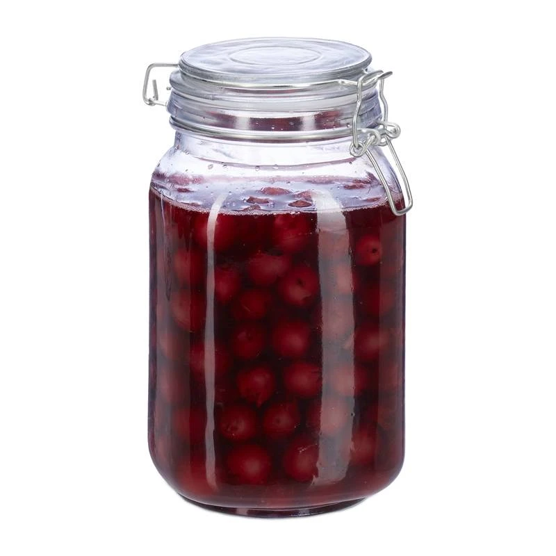 Bocaux Conserves En Verre 1,5 L Lot De 6 4 Bocaux Conserves En Verre 1,5 L Lot De 6 – Image 4