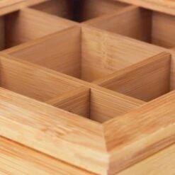 Boîte à Thé En Bambou 9 Compartiments 18 Boîte à Thé En Bambou 9 Compartiments -Cuisine À La Maison 92cb5b2a6f004b9d9320d9085869fe0d
