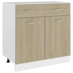 VIDAXL Armoire De Plancher -Cuisine À La Maison 930aee0286624ce19593a4d07fa138c8