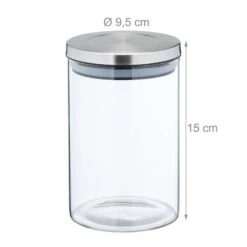 Lot De 3 Bocaux En Verre De 800 Ml -Cuisine À La Maison 95c810b400e64a39b76a9e6387fa0262