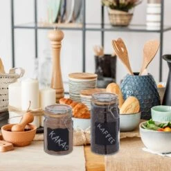 Bocaux En Verre En Lot De 3 -Cuisine À La Maison 972d1d2d3aa84211bc42fdabcf74299d