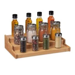 Etagère à épices En Bambou Sur Pieds -Cuisine À La Maison 97b87264d92247eaaf6c61d806bab9af