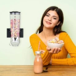 Distributeur De Céréales Mural 1,7 L -Cuisine À La Maison 98f1eaab77014c5eaed728d1a5ba5f2b