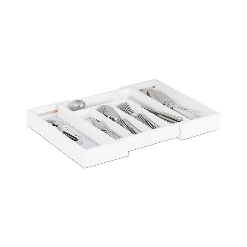 Range-Couverts Bambou Blanc Extensible 1 Range-Couverts Bambou Blanc Extensible
