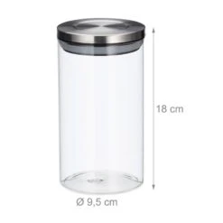 Jeu De 3 Pots De Stockage 1l -Cuisine À La Maison a42b1a4ac9ce43baae9a215eab38f0c8
