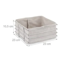 Corbeille à Pain Métal Insert En Tissu -Cuisine À La Maison a55a278be56a49f69c10e3869484ae4e
