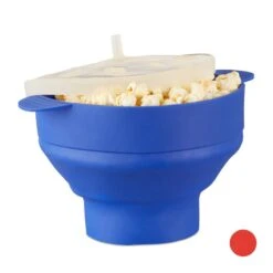 Bol à Pop-corn Micro-ondes Bleu