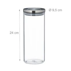 Pot En Verre Pour Stockage Jeu De 3;1,5L -Cuisine À La Maison a71ded9ccf4e4a6b92798116ad6ee005