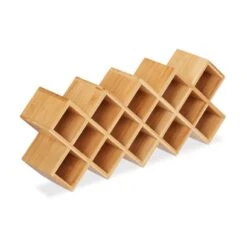 Etagère à épices En Bambou Avec 18 Pots -Cuisine À La Maison a749326ab1a94a9aa321d2592c9e9eaa