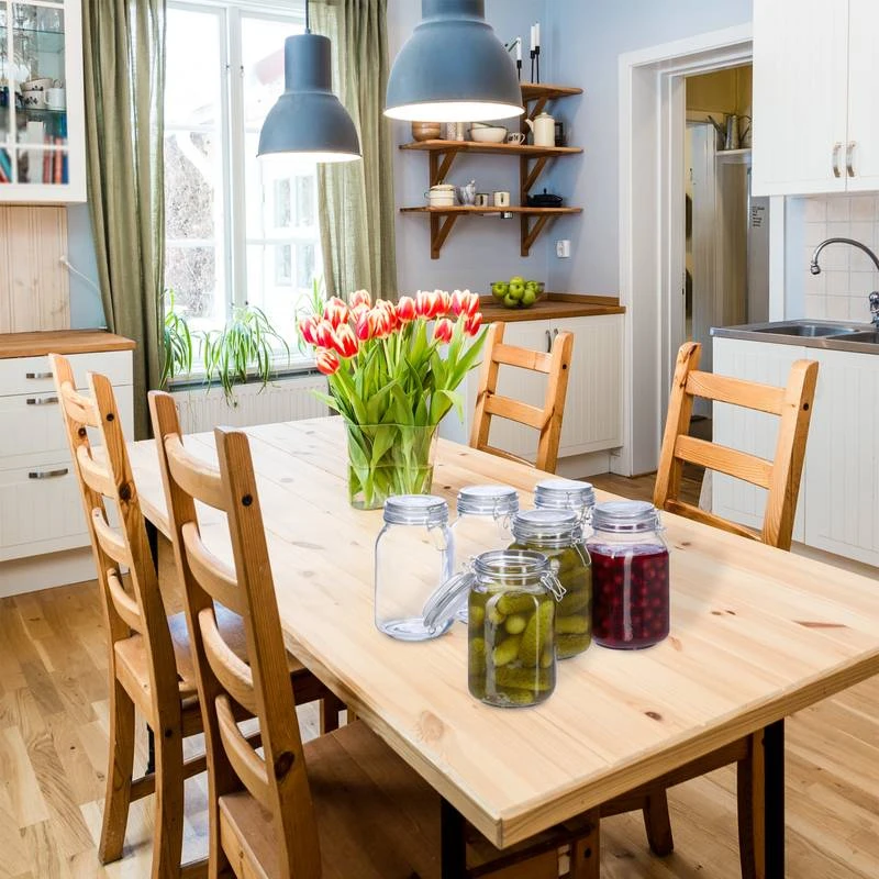 Bocaux Conserves En Verre 1,5 L Lot De 6 3 Bocaux Conserves En Verre 1,5 L Lot De 6 – Image 3