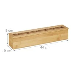 Boîte Thé Bambou 6 Compartiments -Cuisine À La Maison ac6f145db40b450cbd67b5f7a7ff0a56