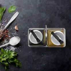 Set Huile Et Vinaigre Avec Support -Cuisine À La Maison af936394f9af4a46a08af05164521ad1