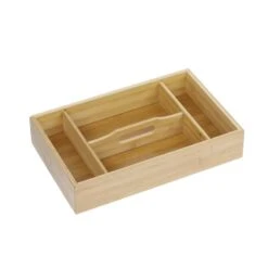Bac à Couverts En Bambou Avec Poignée -Cuisine À La Maison b1c865da1af64f8ab7732f0e6feae9a2