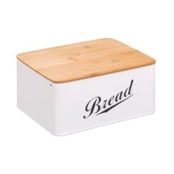Boîte à Pain Couvercle Bambou -Cuisine À La Maison b40a0a60be52498d8cd4807b1182a037