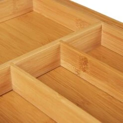 Rangement à Couverts En Bambou Flexible -Cuisine À La Maison b61ee9e2248b499b8303f996255e24a7
