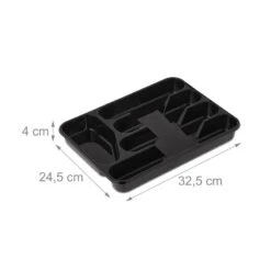 Range-couverts Noir En Lot De 2 -Cuisine À La Maison b6c7d21005a442d98e6739678335ab8d