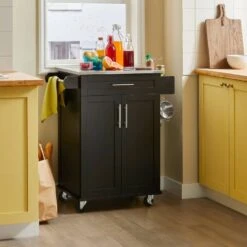 Desserte Roulante FKW110-SCH -Cuisine À La Maison b80cbde703a74a3ba21d4d70ee398f30