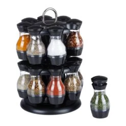 Carrousel à épices Avec 16 Pots -Cuisine À La Maison b81e7e537dc94e89b93060b7916fc82e